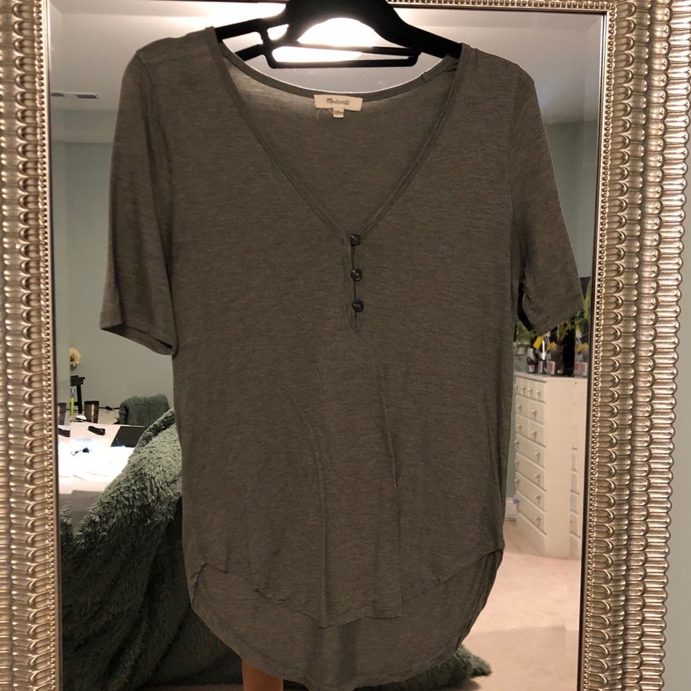 Madewell Drapey Henley Tee